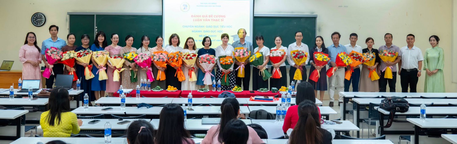 BẢO VỆ ĐỀ CƯƠNG LUẬN VĂN THẠC SĨ CHUYÊN NGÀNH GIÁO DỤC TIỂU HỌC K50